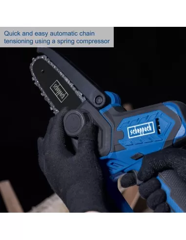 Potatore c-ps100-x 20v con batteria 2,0Ah e caricabatteria ixes Scheppach