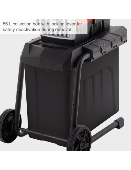 3 - Biotrituratore elettrico da giardino 2800w Scheppach gs70