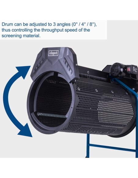 3 - Setaccio rotante elettrico 350 w bocca 40 cm Scheppach rs500