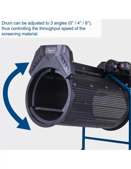 3 - Setaccio rotante elettrico 350 w bocca 40 cm Scheppach rs500