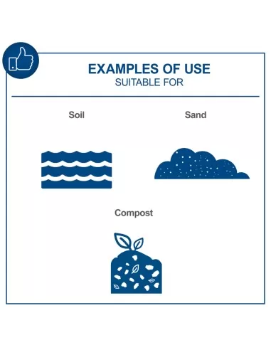 6 - Setaccio rotante elettrico 350 w bocca 40 cm Scheppach rs500