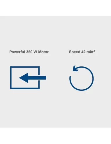 7 - Setaccio rotante elettrico 350 w bocca 40 cm Scheppach rs500