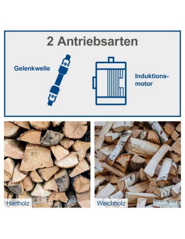 3 - Spaccalegna verticale 5100w 400v + PTO 25t Scheppach hl2550gm