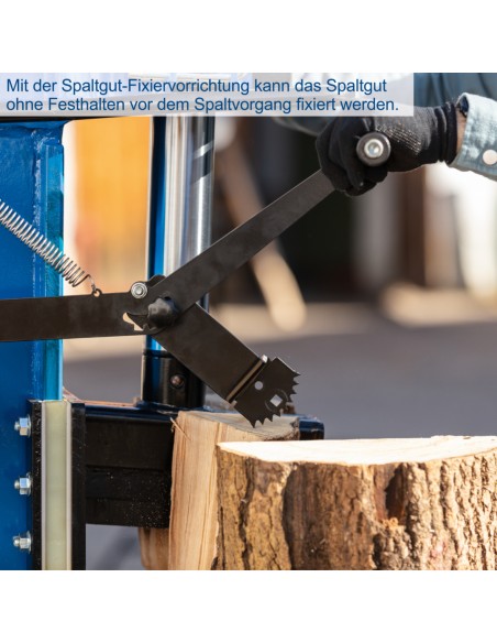 7 - Spaccalegna verticale 5100w 400v + PTO 25t Scheppach hl2550gm