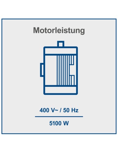 8 - Spaccalegna verticale 5100w 400v + PTO 25t Scheppach hl2550gm