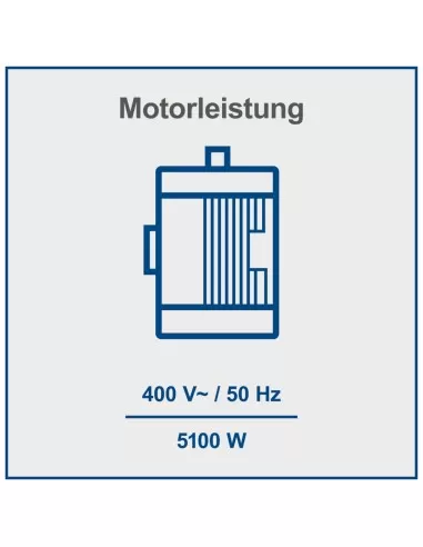 8 - Spaccalegna verticale 5100w 400v + PTO 25t Scheppach hl2550gm