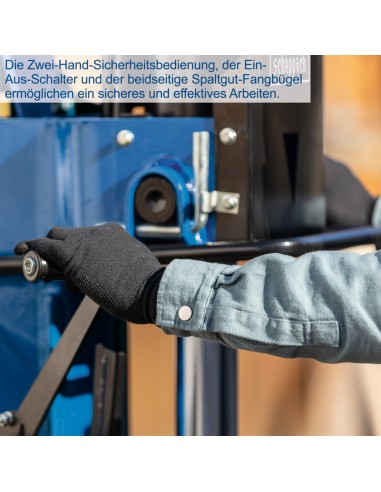 4 - Spaccalegna verticale 5500w 400v + PTO 30t  Scheppach hl3000gm