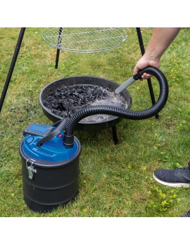 Bidone aspiracenere c-avc15-x con batteria 2,0Ah e caricabatteria ixes Scheppach