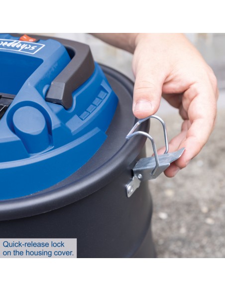 Bidone aspiracenere c-avc15-x con batteria 2,0Ah e caricabatteria ixes Scheppach