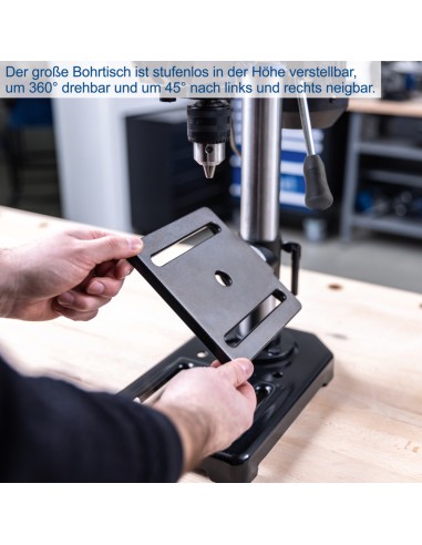 Trapano a colonna da banco 400w inclusa morsa  Scheppach tbm200