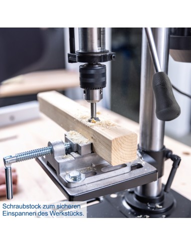 Trapano a colonna da banco 400w inclusa morsa  Scheppach tbm200