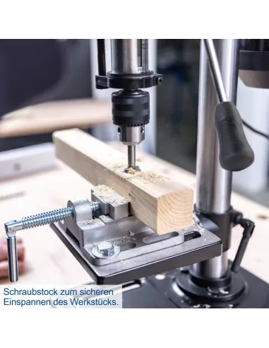 5 - Trapano a colonna da banco 400w inclusa morsa  Scheppach tbm200