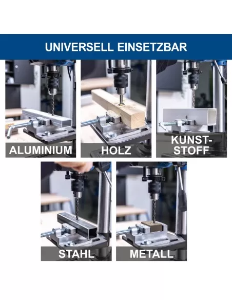 7 - Trapano a colonna da banco 400w inclusa morsa  Scheppach tbm200
