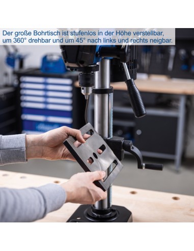 Trapano a colonna da banco 550w Scheppach tbm250