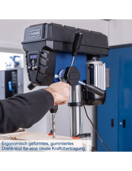 Trapano a colonna da banco 600w Scheppach tbm250vario