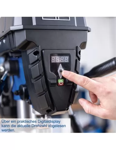 4 - Trapano a colonna da banco 600w Scheppach tbm250vario