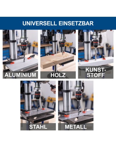 Trapano a colonna da banco 600w Scheppach tbm250vario
