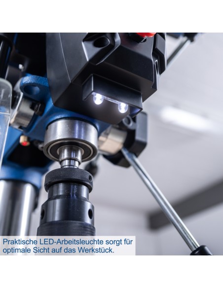 Trapano a colonna da banco 750w con led e laser Scheppach tbm300vario Trapano a colonna da banco 750w con led e laser Scheppach tbm300vario