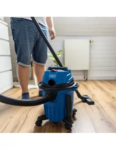 3 - Bidone aspiratutto c-nts15-x 1 batteria 4,0Ah e caricabatteria ixes Scheppach