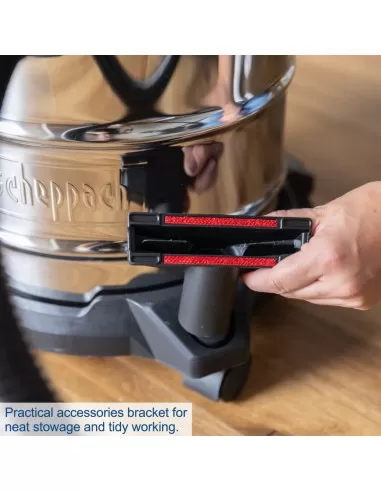 8 - Bidone aspiratutto c-nts20-x con batteria 4,0Ah e caricabatteria Scheppach