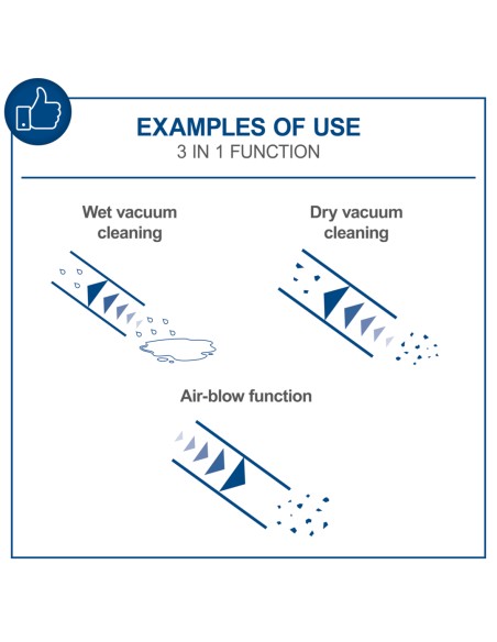 Bidone aspiratutto c-nts20-x con batteria 4,0Ah e caricabatteria Scheppach