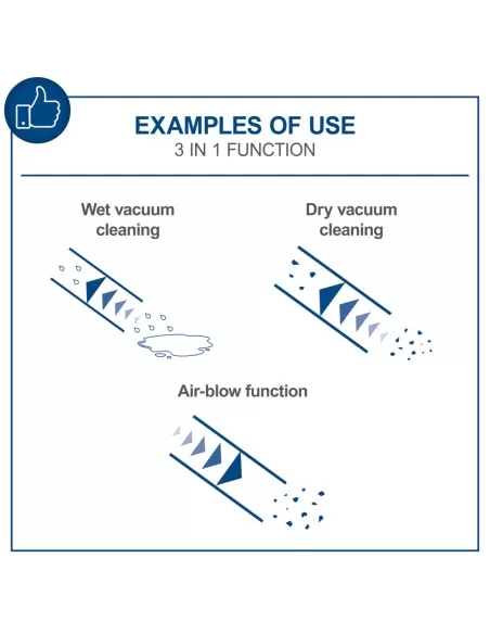 9 - Bidone aspiratutto c-nts20-x con batteria 4,0Ah e caricabatteria Scheppach