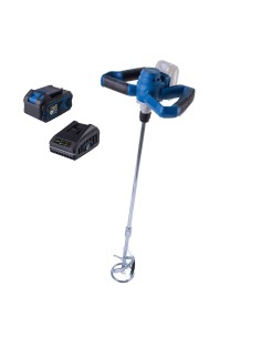 Trapano miscelatore bc-pmx100-x batteria 4,0Ah e caricabatteria ixes Scheppach