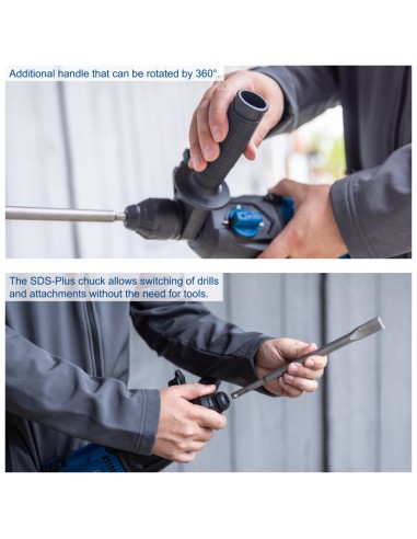 Martello tassellatore 1050w 3j Scheppach dh2260