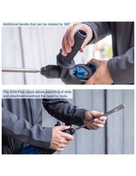 Martello tassellatore 1050w 3j Scheppach dh2260