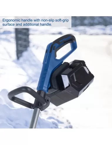 3 - Spazzaneve bc-snb410-x 2x20v 2 batterie 4,0Ah doppio caricatore ixes Scheppach