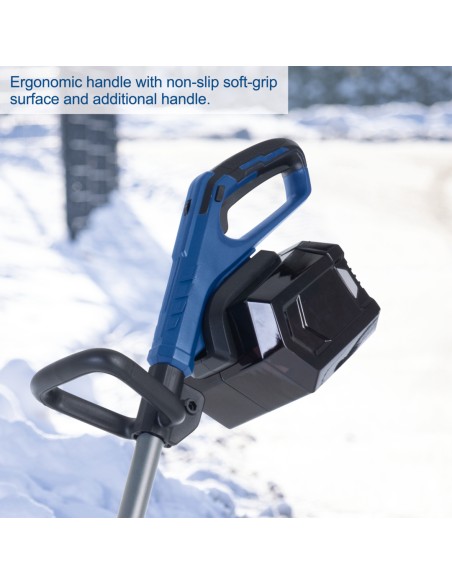 Spazzaneve brushless 2x20V senza batteria serie 20V IXES Scheppach bc-snb410-x