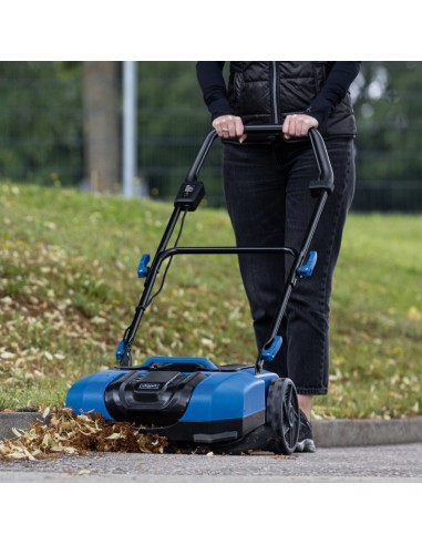 2 - Spazzatrice c-s610-x 20v con 1 batteria 2,0Ah e caricabatteria ixes Scheppach