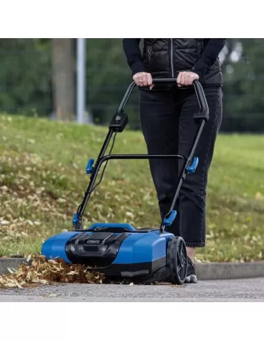 2 - Spazzatrice c-s610-x 20v con 1 batteria 2,0Ah e caricabatteria ixes Scheppach