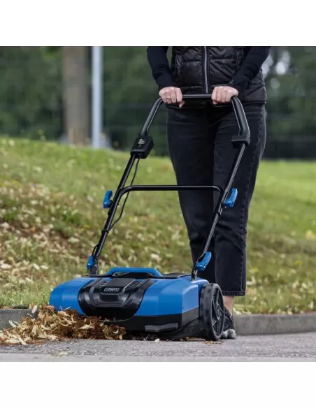 2 - Spazzatrice c-s610-x 20v con 1 batteria 2,0Ah e caricabatteria ixes Scheppach