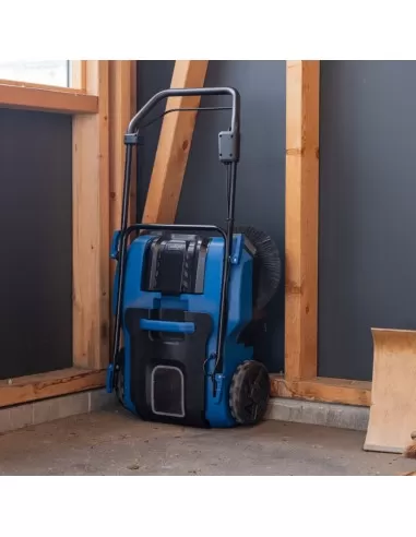 5 - Spazzatrice c-s610-x 20v con 1 batteria 2,0Ah e caricabatteria ixes Scheppach