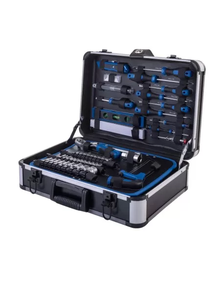 1 - Valigia portautensili e attrezzi da 235 pezzi Scheppach tb220