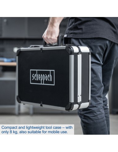 Valigia portautensili e attrezzi da 235 pezzi Scheppach tb220