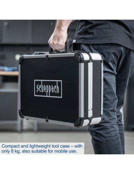 Valigia portautensili e attrezzi da 235 pezzi Scheppach tb220