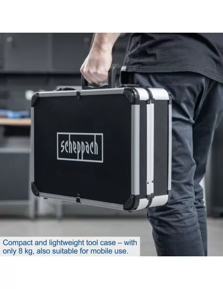 3 - Valigia portautensili e attrezzi da 235 pezzi Scheppach tb220