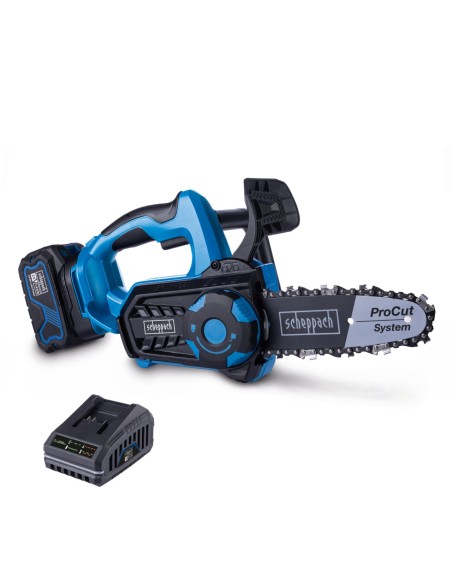 1 - Motosega bc-tcs200-x 1 batteria 4,0Ah e caricabatteria ixes Scheppach