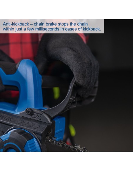 3 - Motosega bc-tcs200-x 1 batteria 4,0Ah e caricabatteria ixes Scheppach