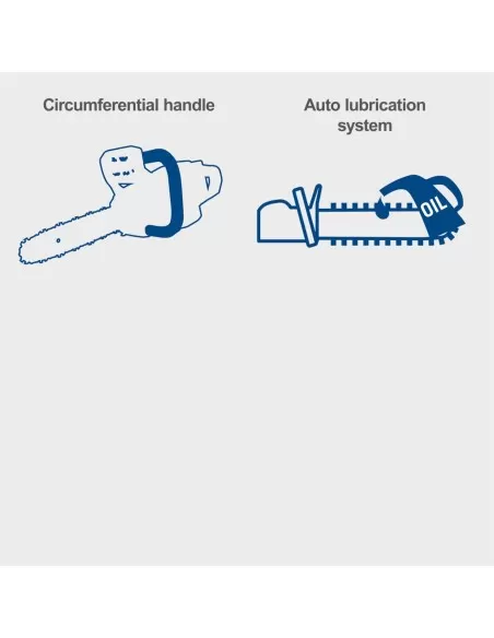 6 - Motosega bc-tcs200-x 1 batteria 4,0Ah e caricabatteria ixes Scheppach