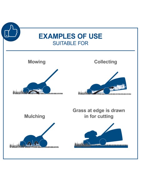 Rasaerba bc-mp380-x 38cm 2 batterie 4.0Ah e doppiocaricabatterie ixes Scheppach