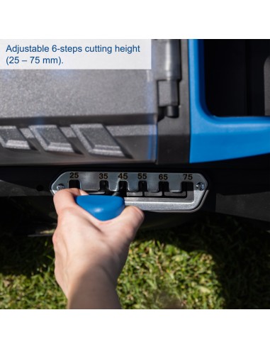 Rasaerba bc-mp380-x 38cm 2 batterie 4.0Ah e doppiocaricabatterie ixes Scheppach