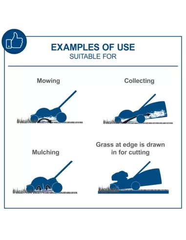 2 - Rasaerba bc-mp430-x 43cm 2 batterie 4.0Ah e doppiocaricabatterie ixes Scheppach