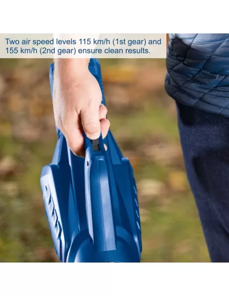 8 - Soffiatore foglie c-bl700-x 20V 1 batteria 2.0Ah e caricabatteria ixes Scheppach