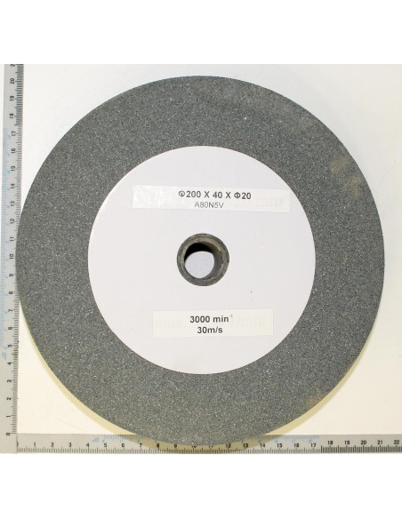 Mola di ricambio 200 x 40mm k 80 per smerigliatrice bg200w Scheppach