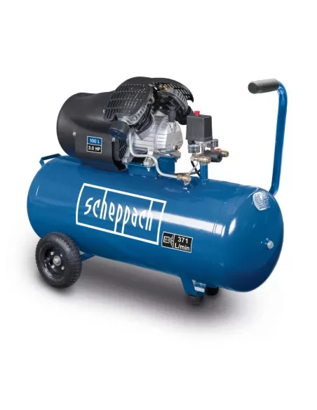 Compressore aria 100lt 2 cilindri 3cv 230v Scheppach hc120dc