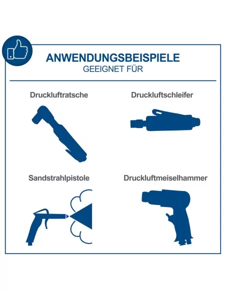 Compressore aria 100lt 2 cilindri 3cv 230v Scheppach hc120dc