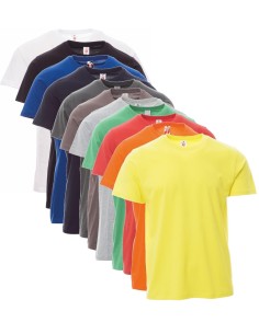 T-shirt manica corta a girocollo in cotone da uomo Payper print